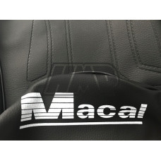 Capa / forra selim MACAL M70 MODERNO preto / branco
